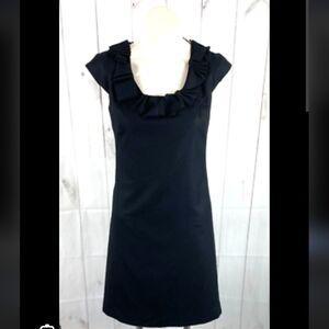 J Crew Ruffle Neck Dress